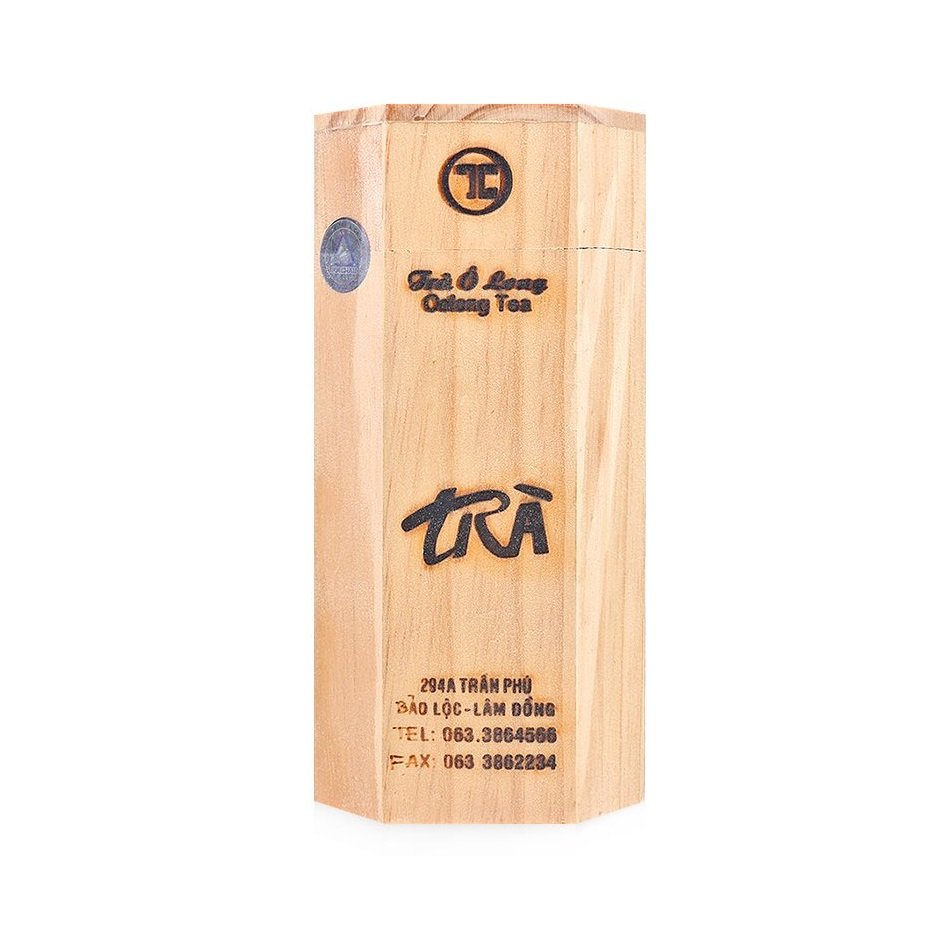 [HCM]Trà Ô long (Oolong) Tâm Châu hôp gỗ 100gr