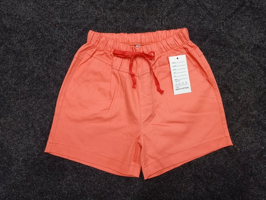 Quần Sọt Kaki Nữ Lưng Thun Nhiều Màu