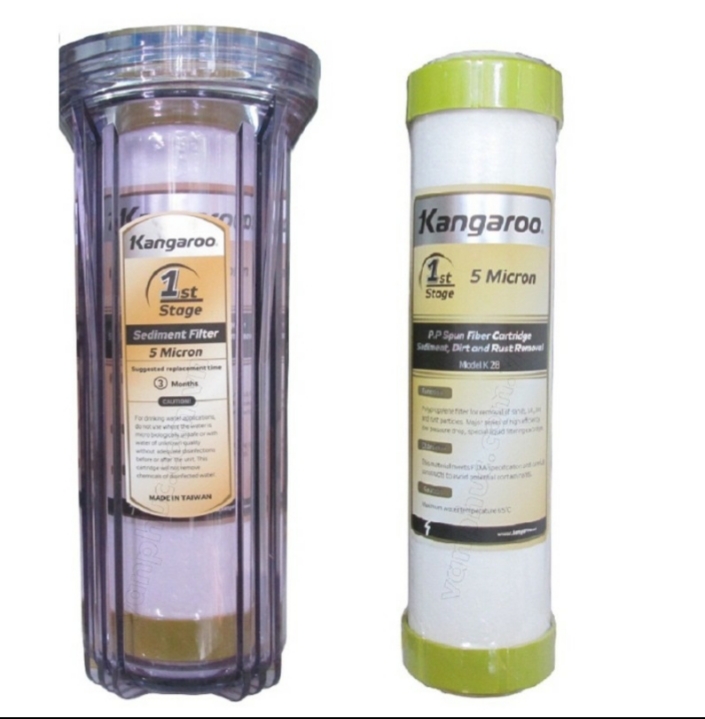 LÕI LỌC SỐ 1 KANGAROO LÕI PP 10INCH ( SẢN PHẨM CHỈ LÕI LỌC THÔI KHÔNG BAO GỒM LY LỌC )