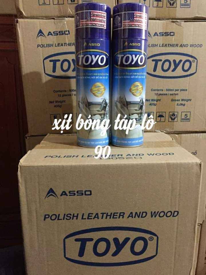 Toyo xịt bóng đồ da và đồ gỗ