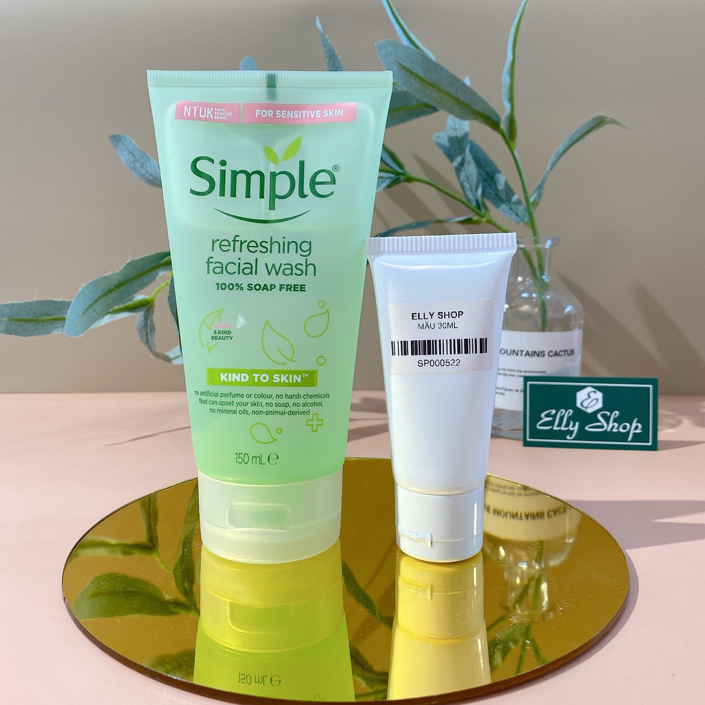 [New 2020] Sữa Rửa Mặt Simple Refreshing Facial Wash - 150ml