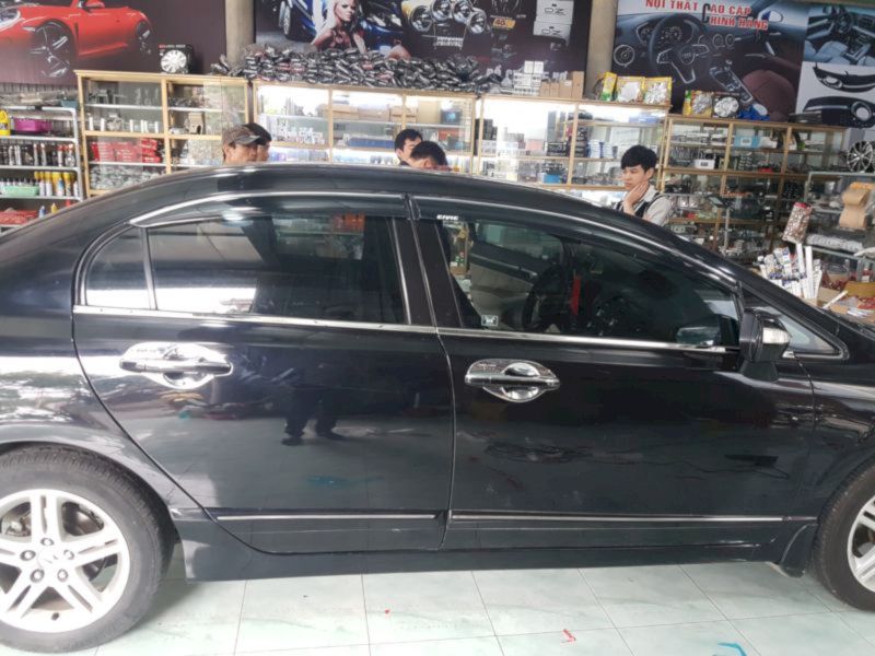 NẸP VIỀN CHÂN KÍNH CIVIC 2008-2013 INOX