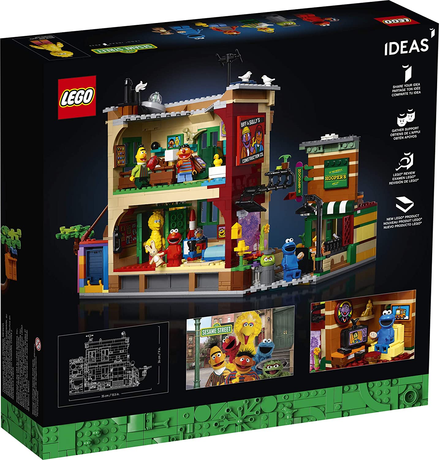 [HAPPY BRICKS] - LEGO  IDEAS - 21324 - 123 SESAME STREET