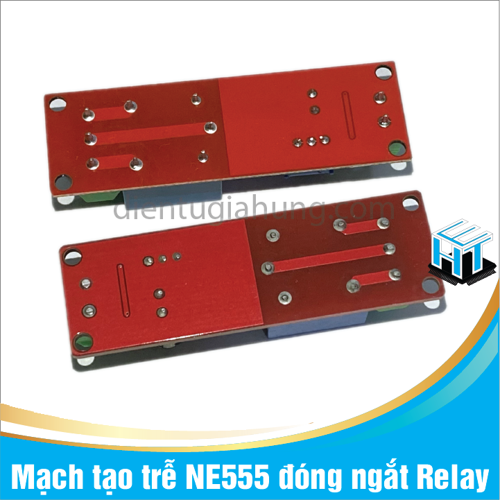 Mạch tạo trễ NE555 đóng ngắt Relay