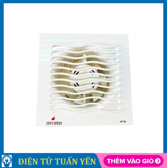 Quạt hút âm tường onkyo bf12 lhp10 hút 1 chiều, lỗ khoét 120mm - hàng chính hãng
