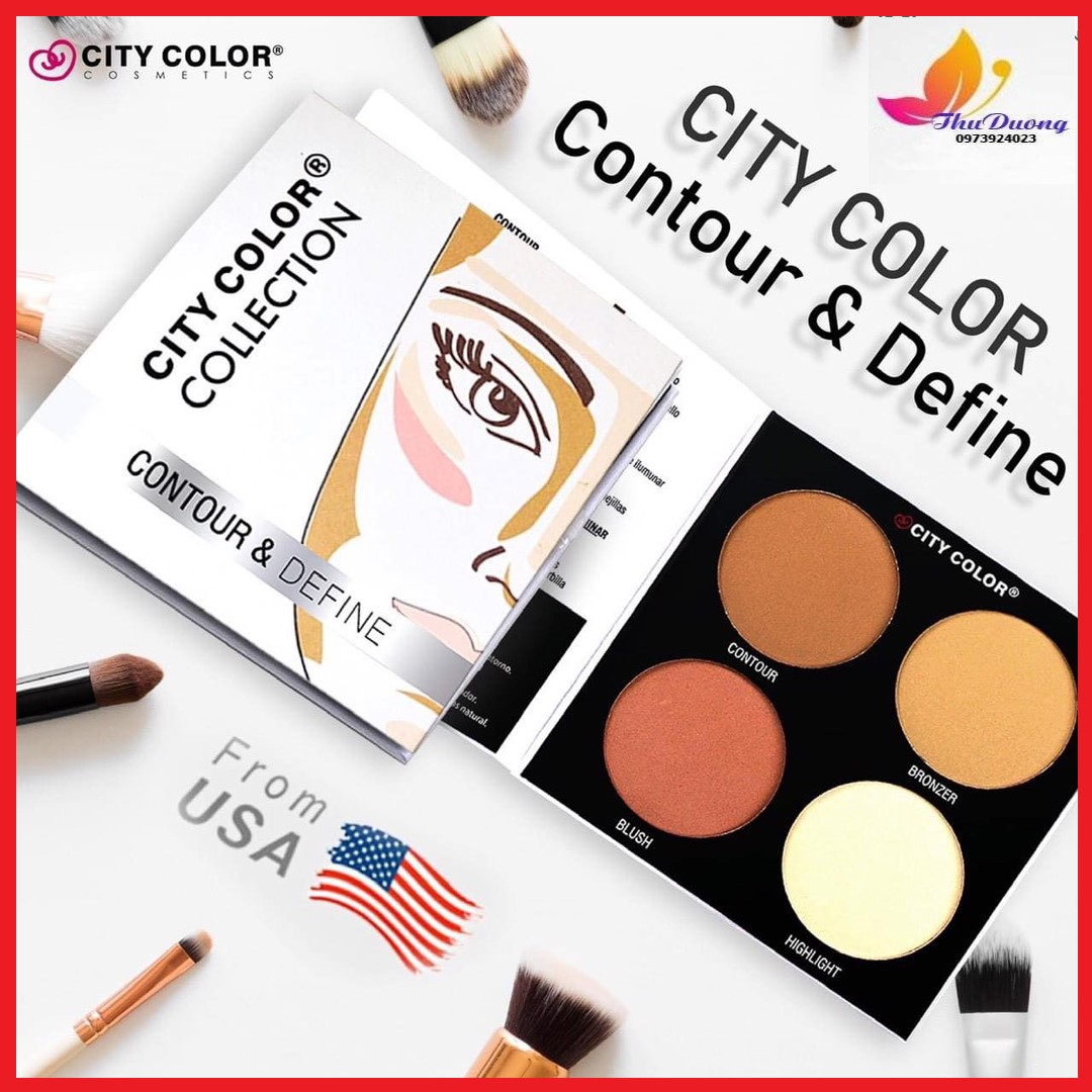 Bảng tạo khối 4 ô city color contour & define