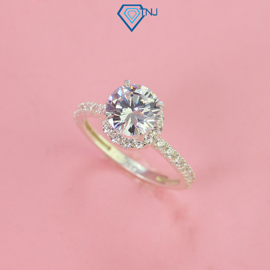 Rings Silver 925 female genuine applique beautiful stone, luxury sparkling NN0360-jewelry TNJ