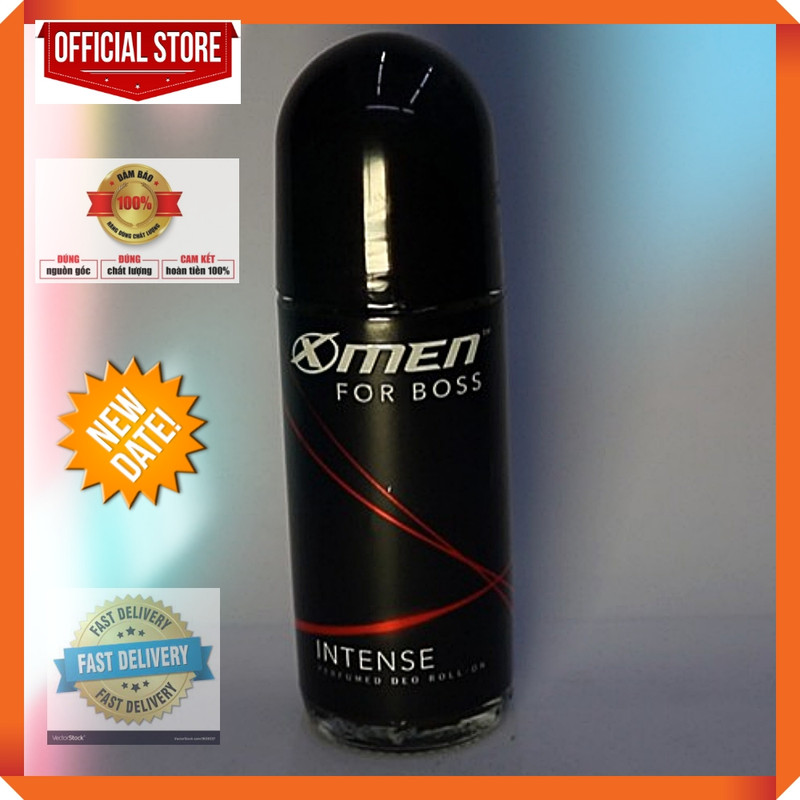 Lăn khử mùi x-men for boss màu đỏ - lăn khử mùi x-men for boss intense 50ml