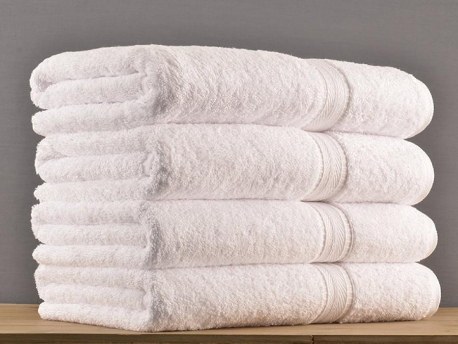 Khăn tắm cỡ đại 70x140cm màu trắng Hàng cao cấp