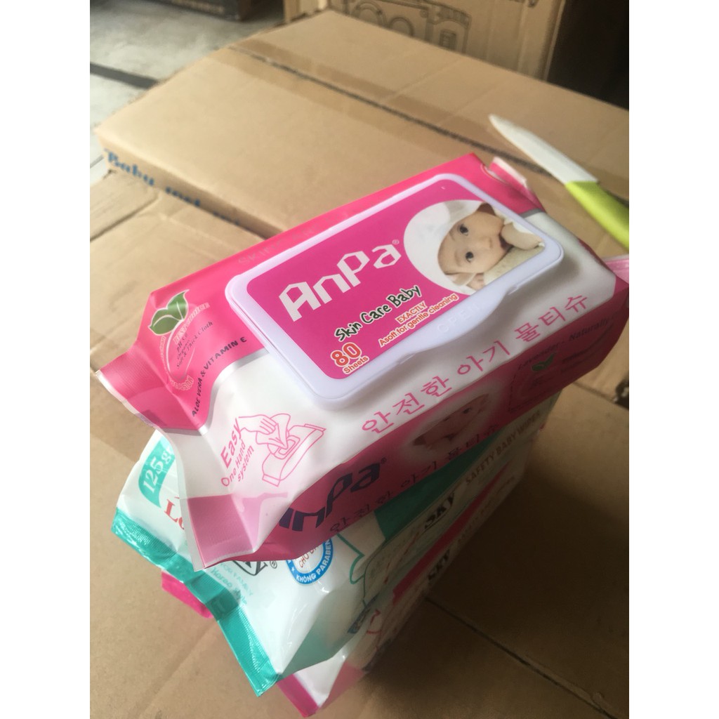 Khăn ướt Anpa 80 tờ