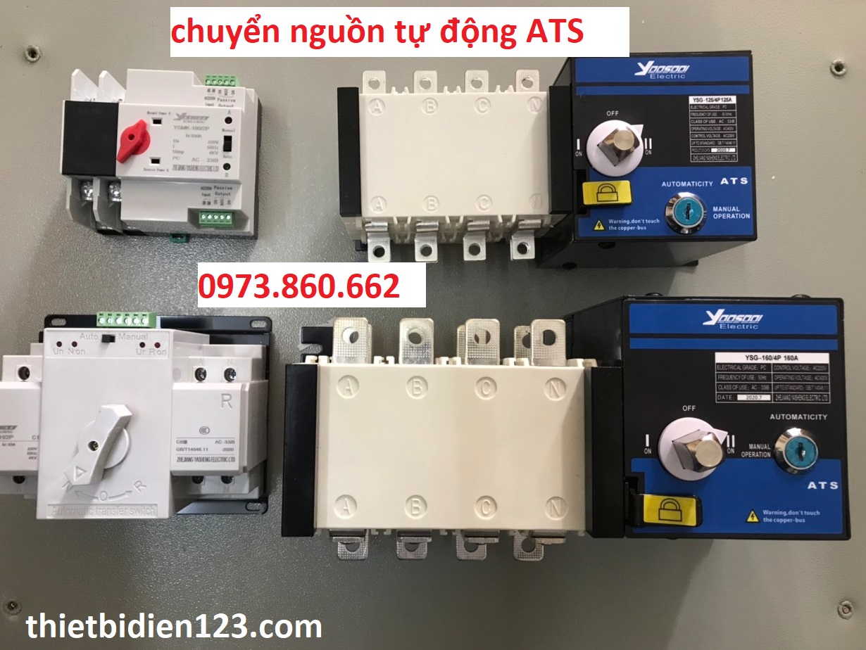 Chuyển nguồn tự động ATS 2P 63A kiểu mới