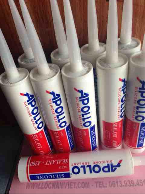 APOLO silicon Sealant A300( trắng trong, trắng đục, đen)