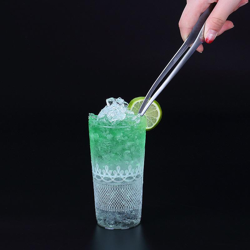 Thanh Tâm Hồn Nhật Bản, Nguyên Đai Nguyên Kiện Hàng Nhập Khẩu Bartender Chuyên Dụng Đồ Trang Trí Dài Thép Không Rỉ Kẹp Gắp Đá Băng Kẹp Kẹp Gắp Bánh Mỳ