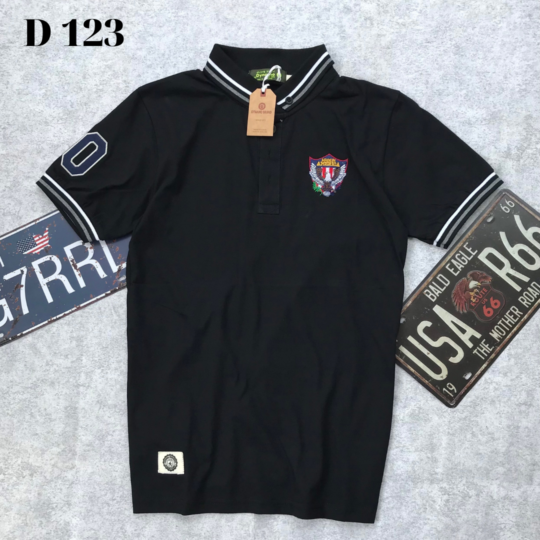 Áo thun nam có cổ Thái Lan 100% cotton( hình thật )