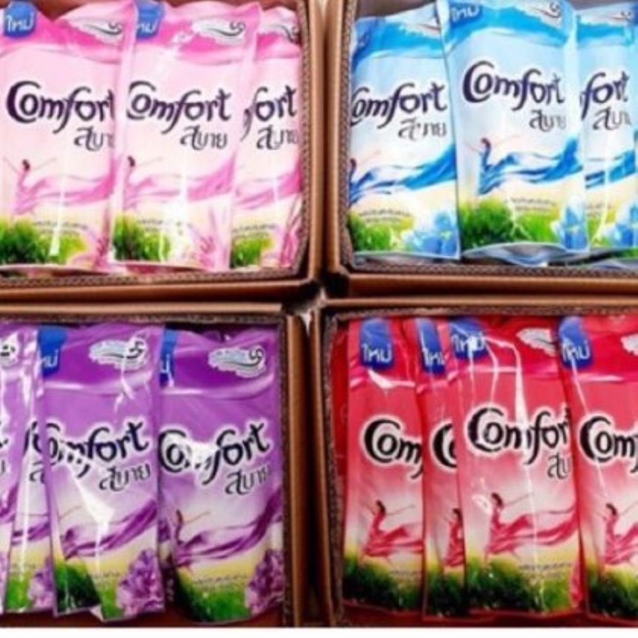 NƯỚC XẢ VẢI COMFORT THÁI 580ML