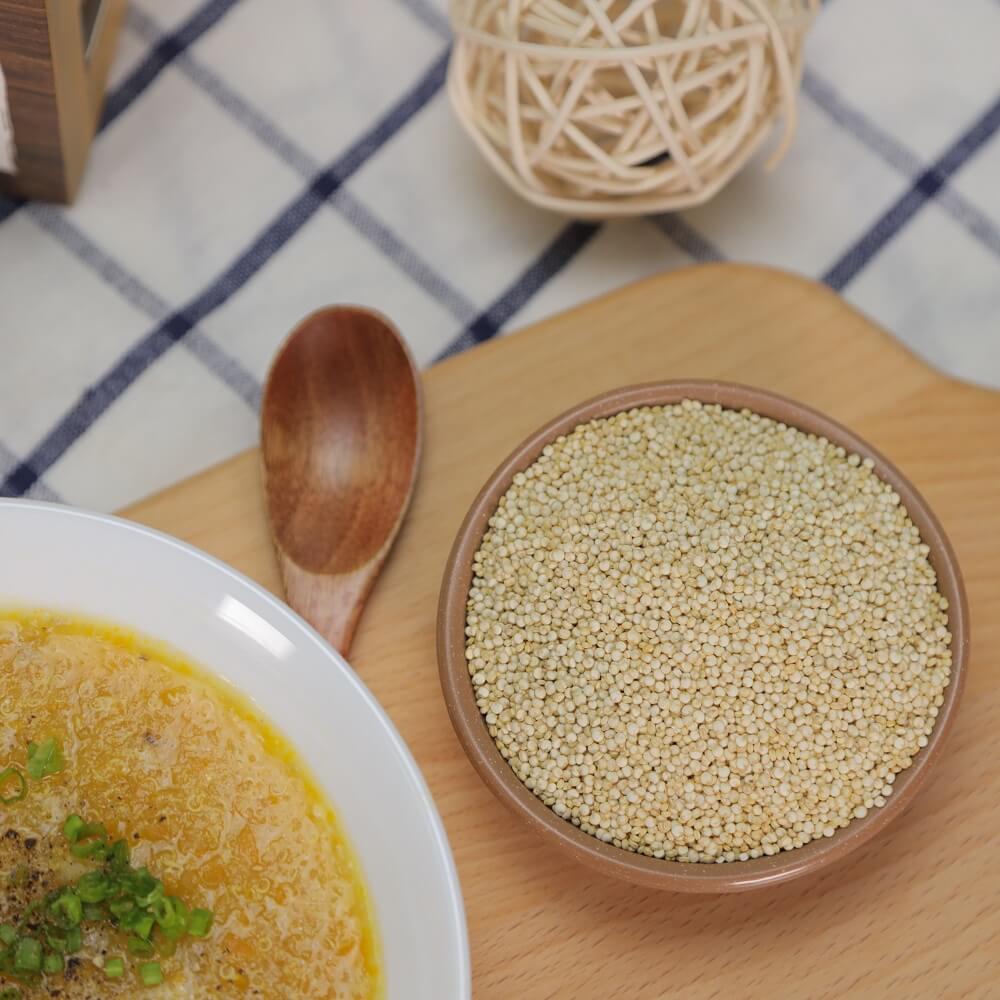 [TÚI 2KG] Hạt Quinoa (Diêm Mạch) Trắng Hữu Cơ Smile Nuts - Nhập khẩu từ Peru (Túi Quinoa 2kg tiện dụng và tiết kiệm)