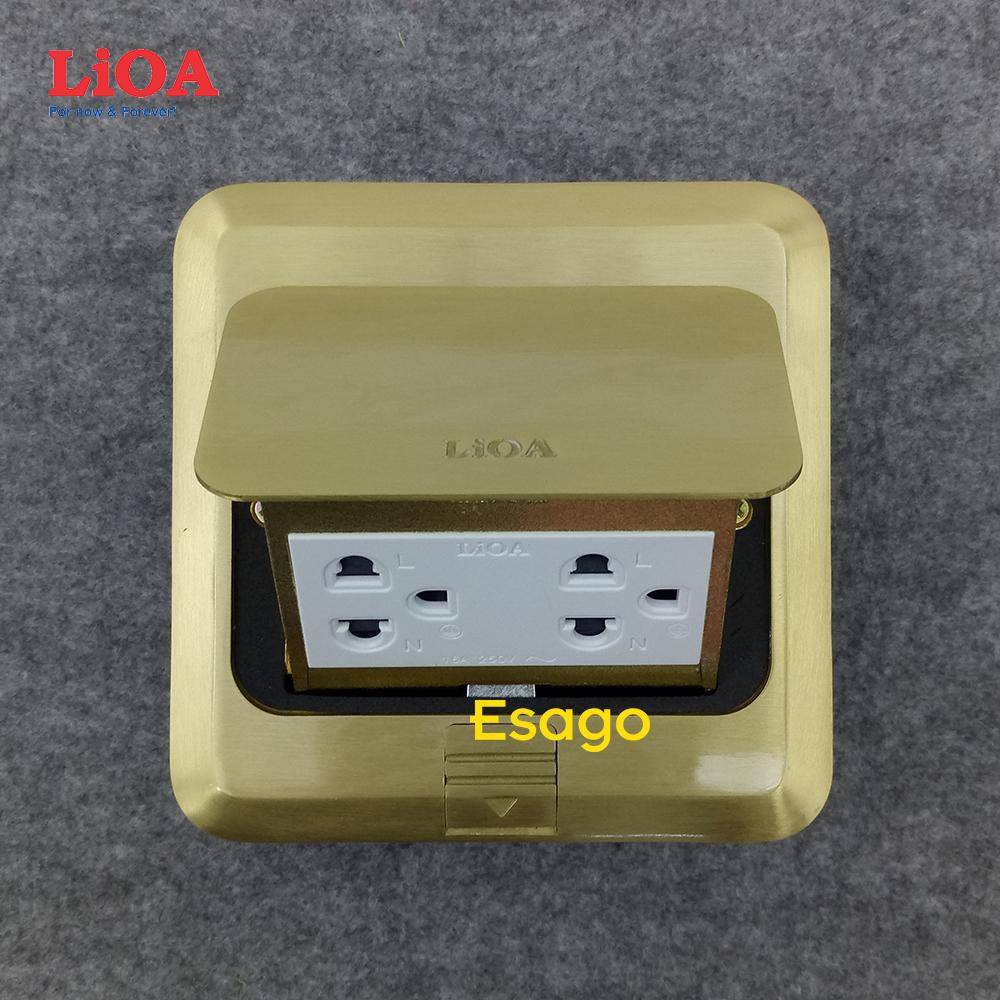 Combo Ổ cắm âm sàn loại vuông LiOA