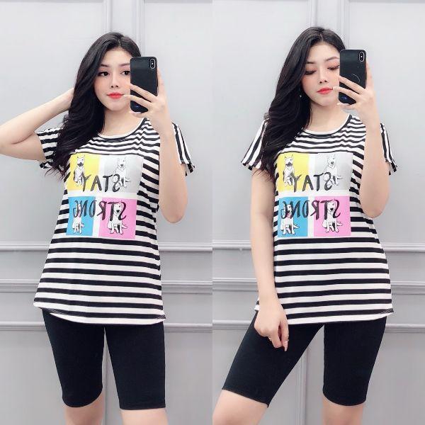 SÉT BỘ ĐỒ LỬNG NỮ THUN COTTON THỜI TRANG MỚI NHẤT HÈ