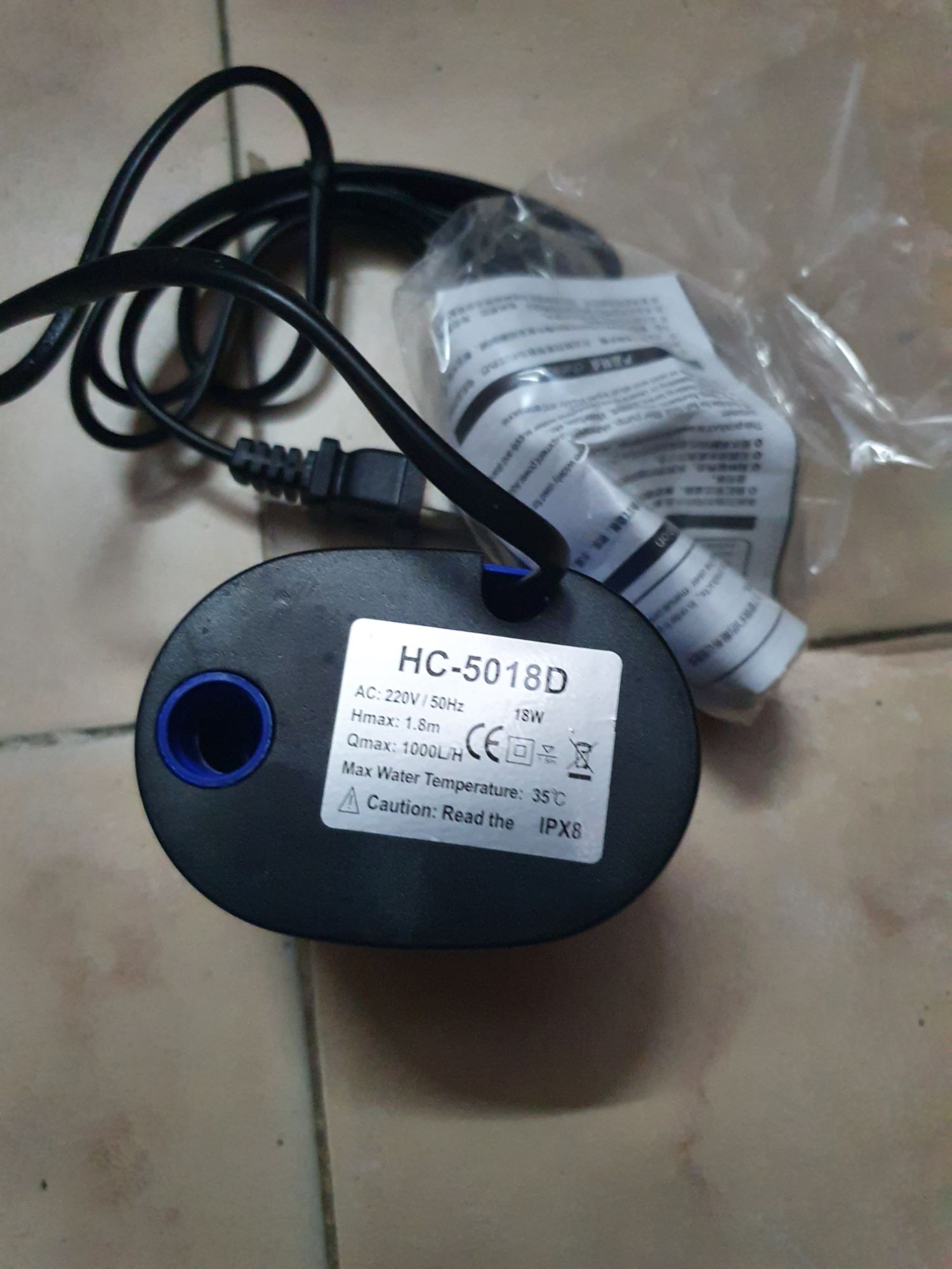 Bơm quạt điều hòa hơi nước 18w