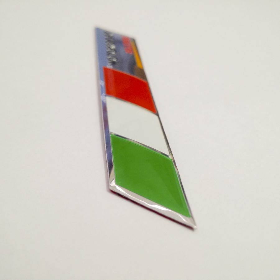 Tem dán xe Nhôm nổi CNC - ITALY S29
