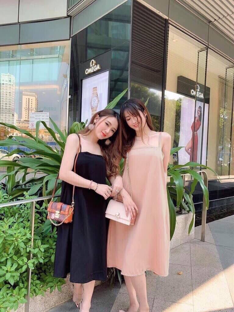 ĐẦM MAXI SUÔNG 2 DÂY