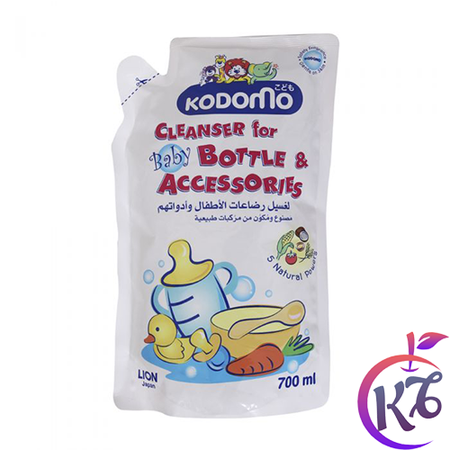 Nước rửa vệ sinh bình sữa rau củ quả và phụ kiện Kodomo bịch 700ml Thái Lan - dạng gói - nuoc rua binh sua rau cu qua va phu kien cho be
