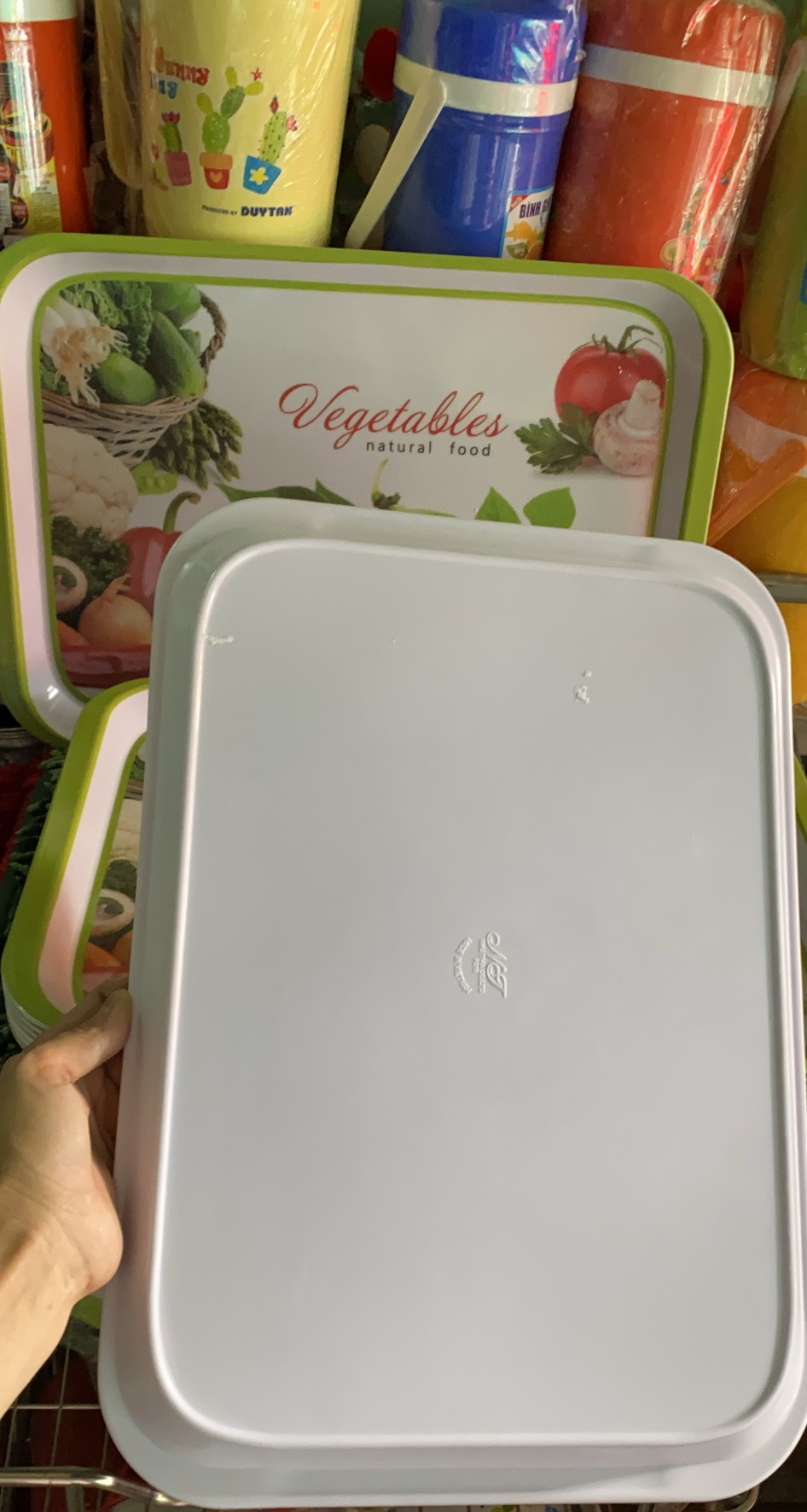 Khay nhựa Melamine đựng thực phẩm - khay trà