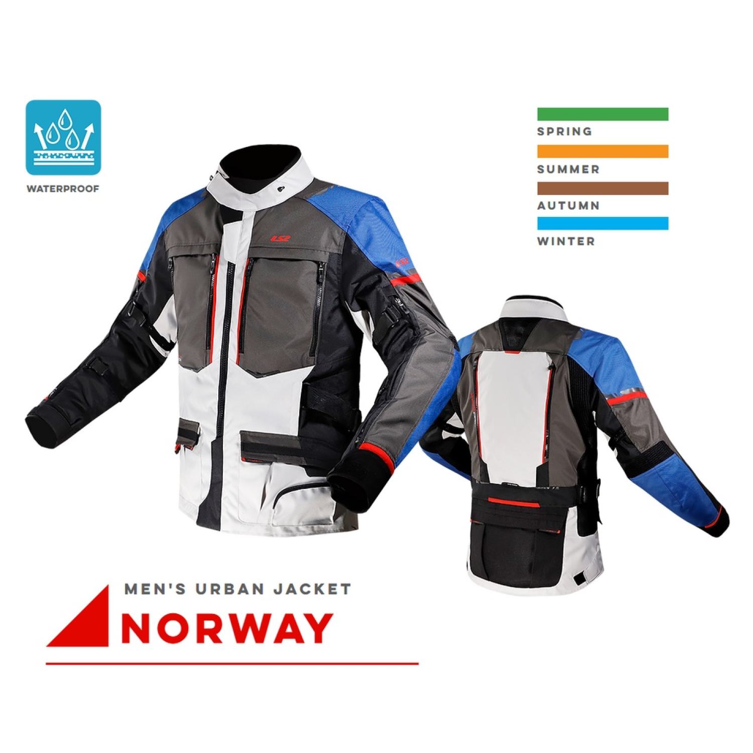 QUẦN ÁO GIÁP BẢO HỘ LS2 NORWAYMAN - GARA20