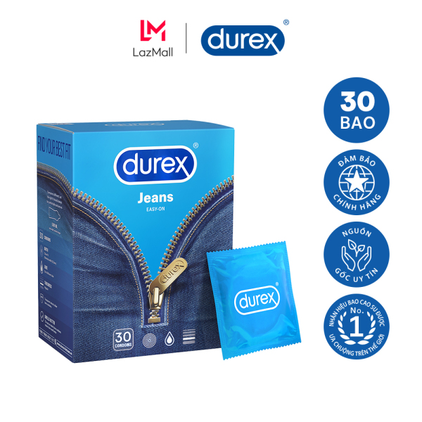 Bao cao su Durex Jeans Hộp 30 bao