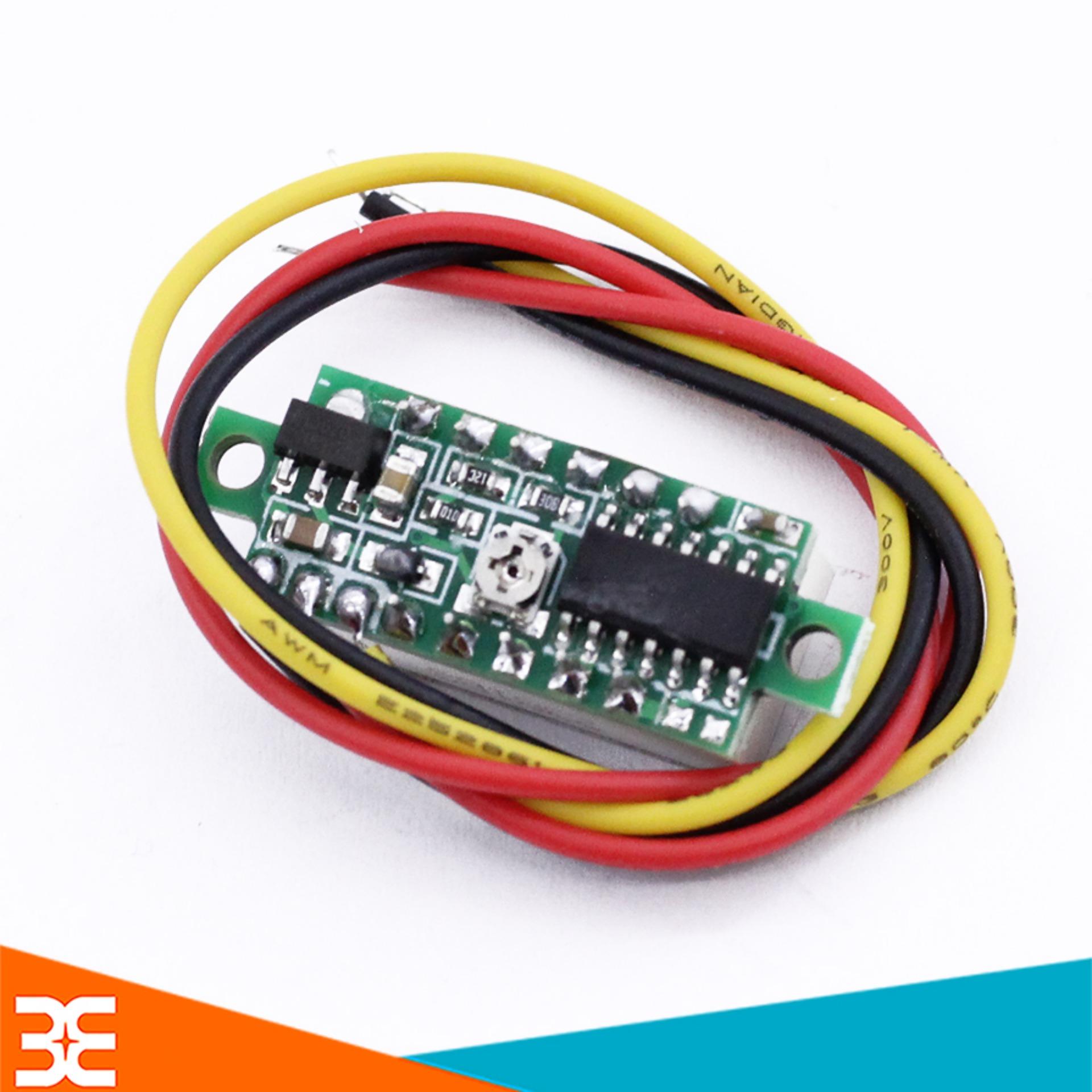 Vôn Kế Điện Tử 0.28 Inch 0-100VDC Đỏ