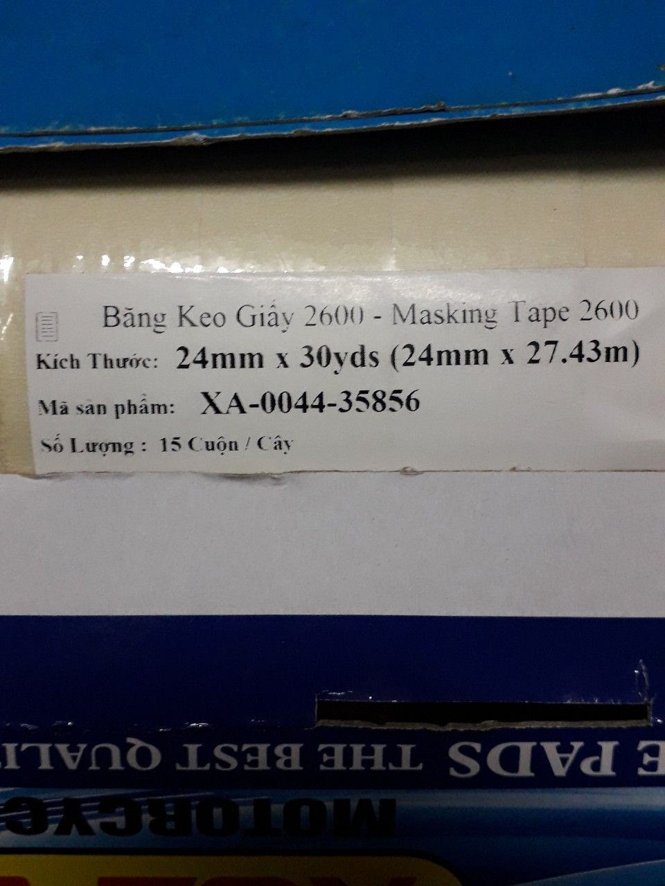[HCM]Băng keo giấy 1.5cm 1 cuồn tốt