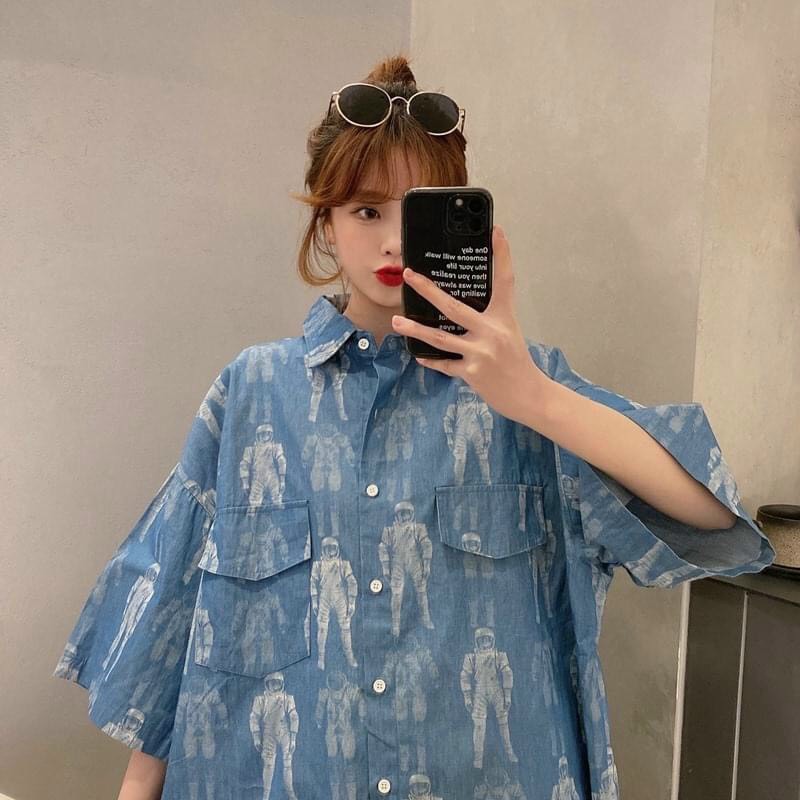 ÁO SƠ MI UNISEX NỮ CÁ TÍNH TRẺ TRUNG TP098