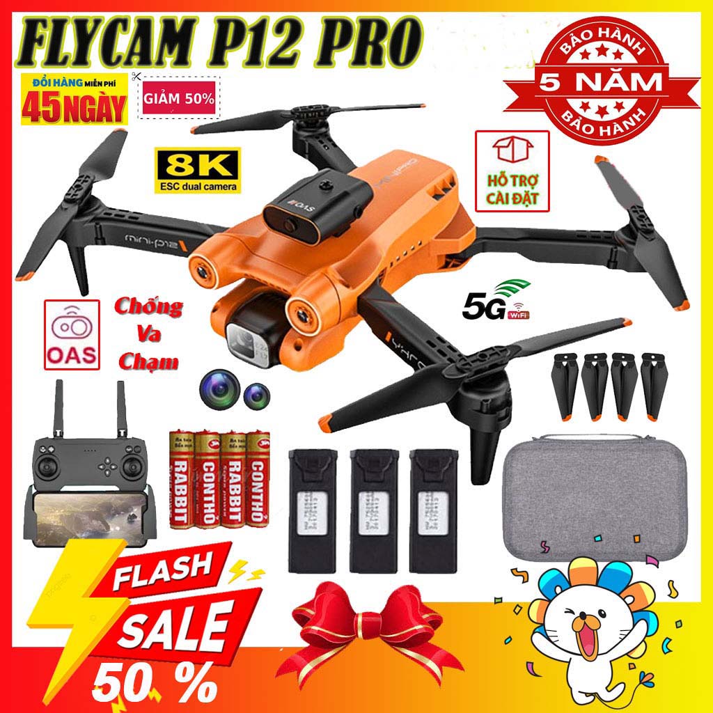 Flycam mini có camera 4 8k giá rẻ,máy bay điều khiển từ xa 4 cánh
