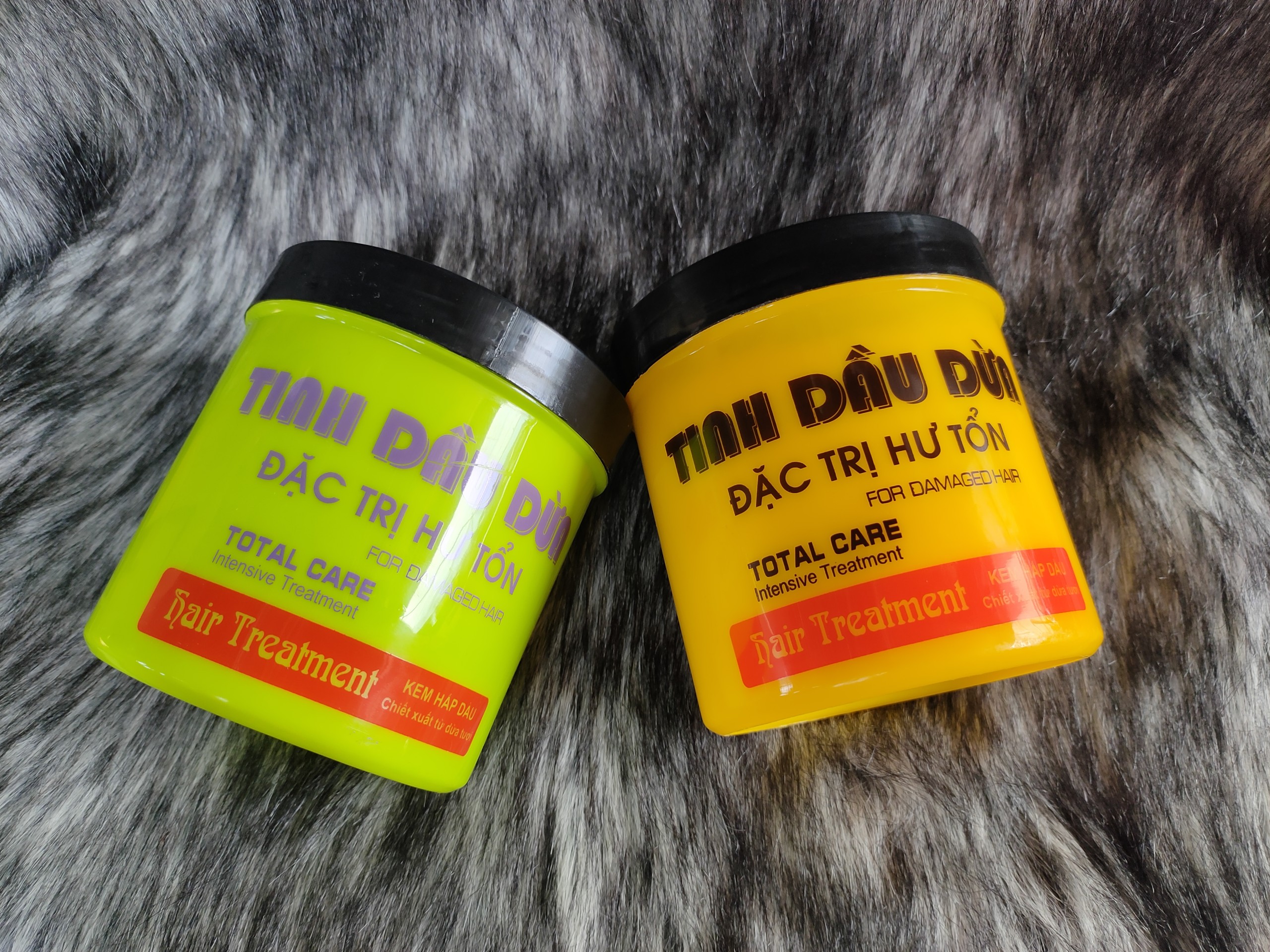 Hấp tinh dầu Dừa Đức Anh phục hồi tóc hư  tổn