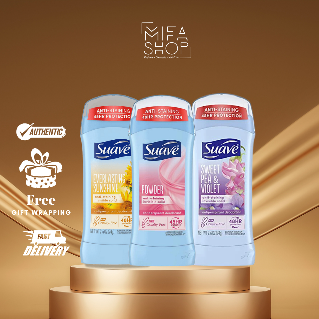 Sáp Lăn khử Mùi Suave 48h Protection 74g
