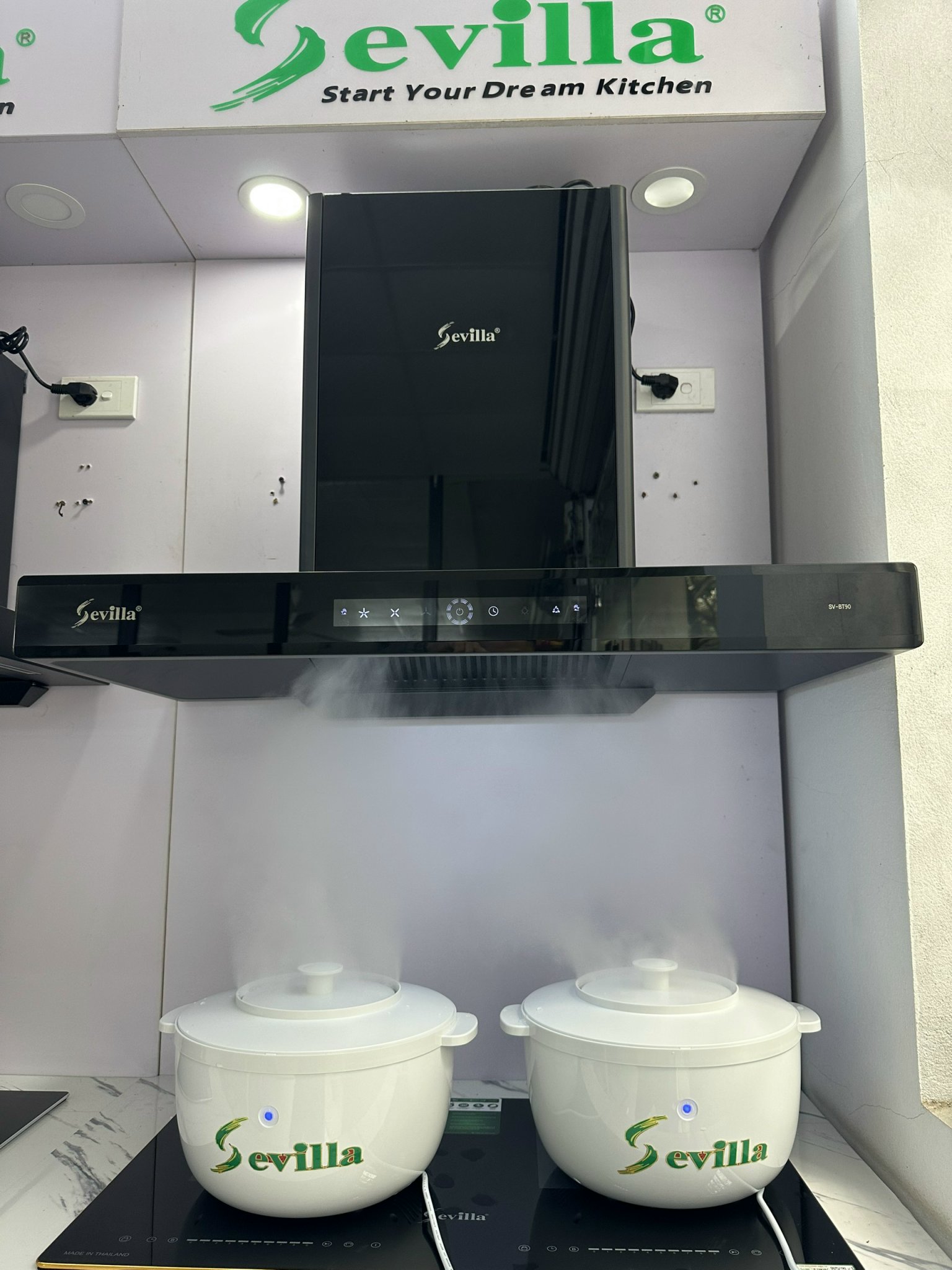 Model 2023) Máy hút mùi Sevilla SV-BT90 - Kiểu dáng chữ T , Kích thước  90cm, BH 5 năm, cảm ứng vẫy tay, Đổi mới 30 ngày | Lazada.vn