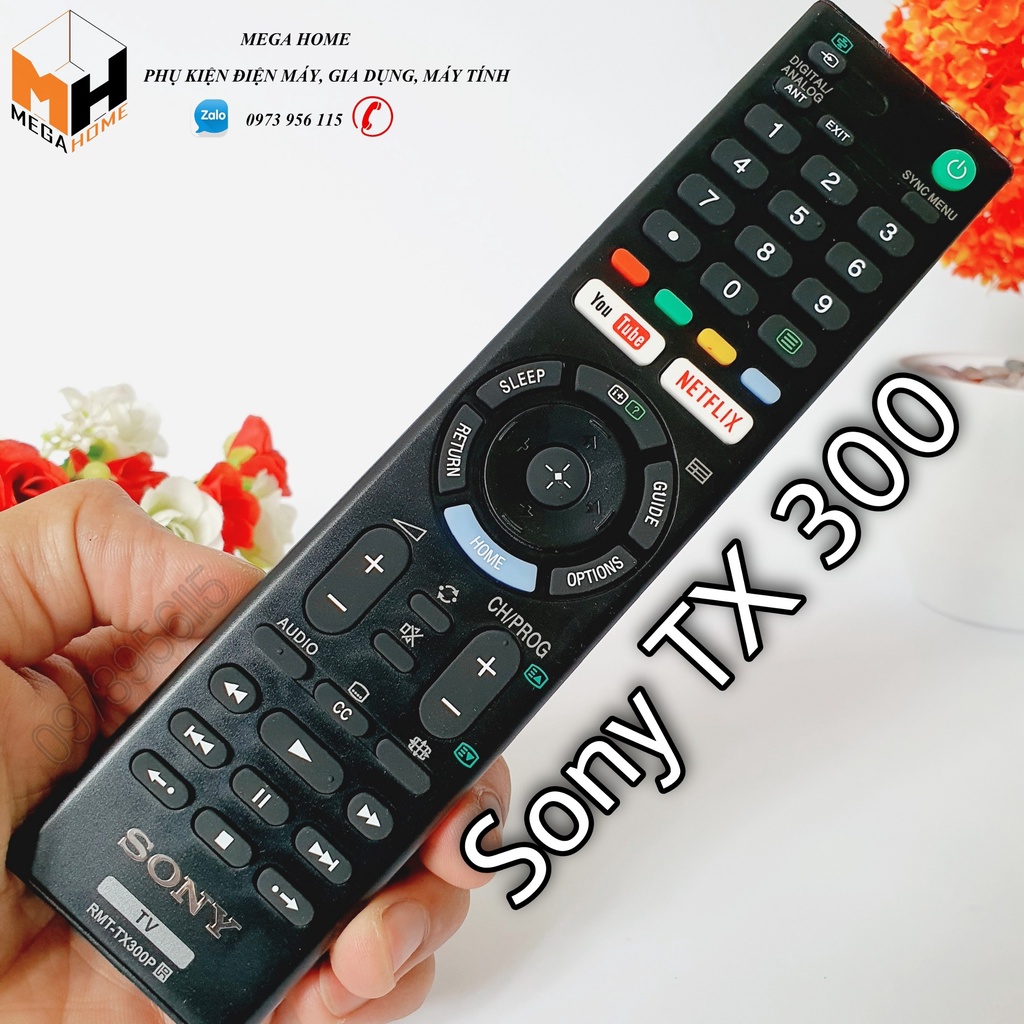 Điều khiển remote giọng nói tivi Sony smart