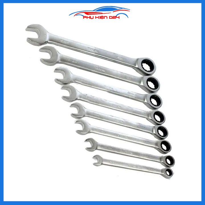 Bộ cờ lê đa năng từ 8-19mm ANTON thân thẳng cao cấp