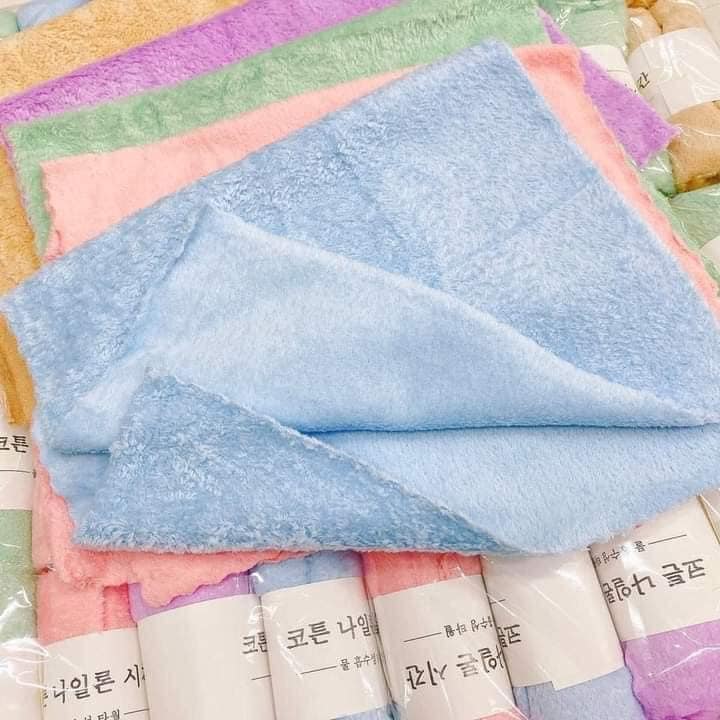 Khăn mặt xuất hàn trơn siêu thấm ( 1 cái)