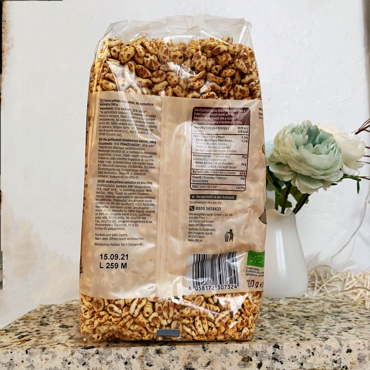 Bỏng Lúa Mì Hữu Cơ DmBio 200g