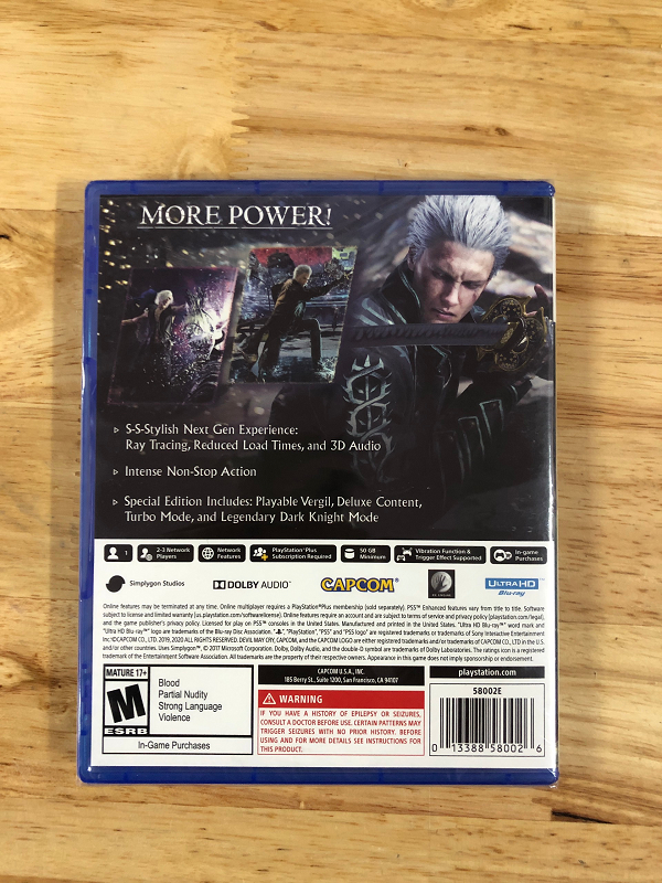 Đĩa game Ps5 Devil May Cry 5 Special Edition