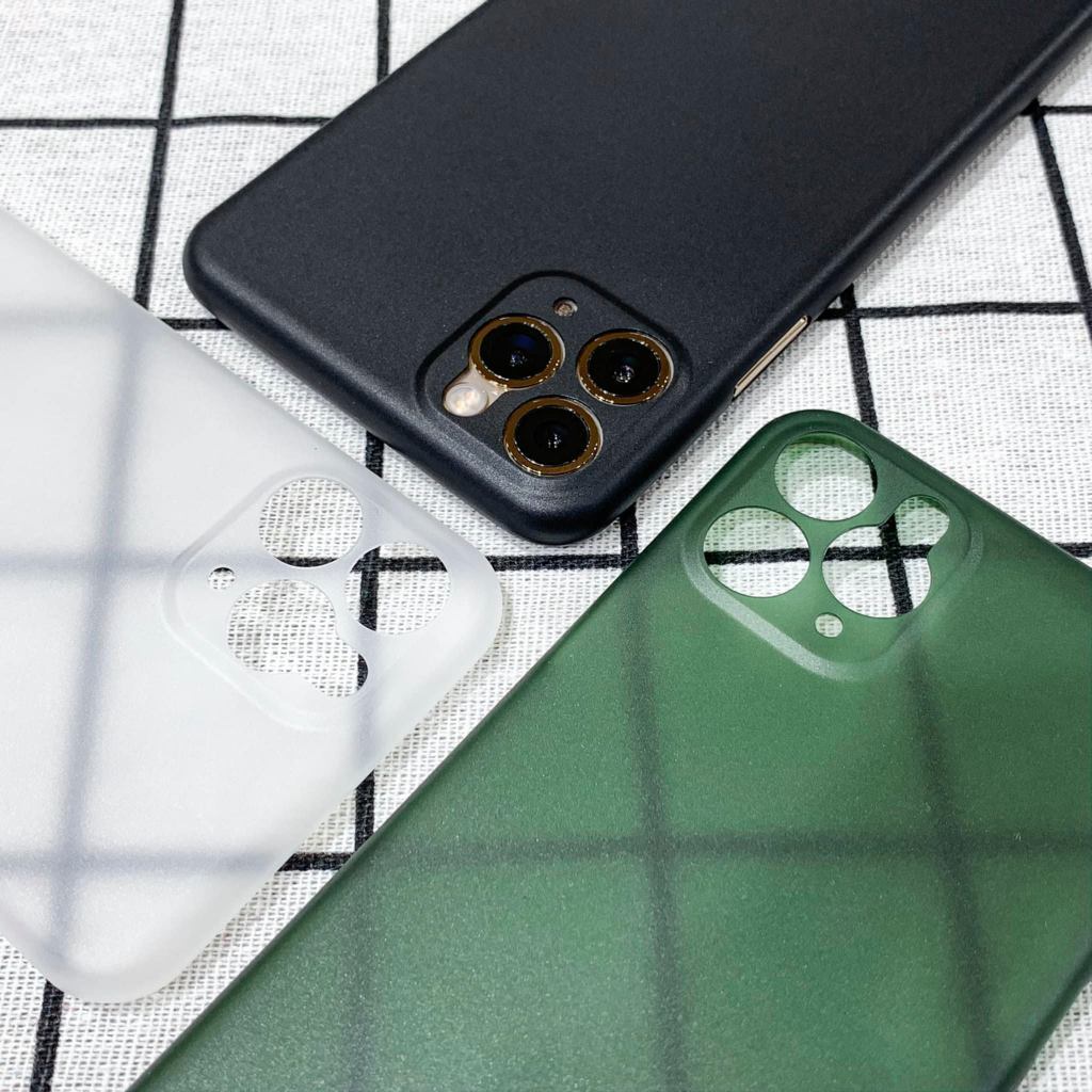 Ốp Lưng IPhone Lụa Nhám chống bám vân tay Sang_Xịn _Mịn