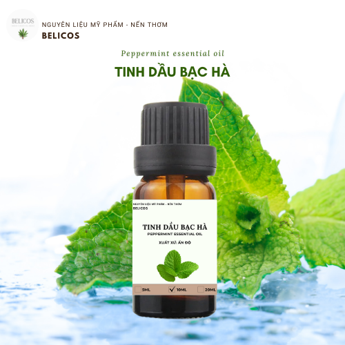 [HCM]Tinh dầu Bạc Hà Ấn Độ nguyên chất
