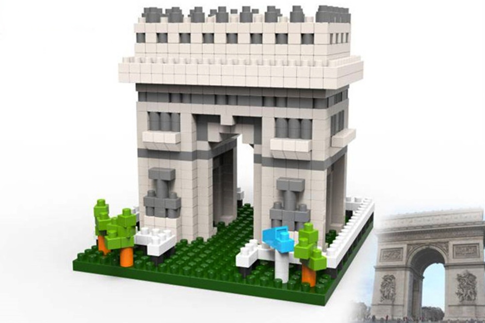Đồ chơi lắp ráp 3D- đồ chơi kiến trúc mô hình Arc DE Triomphe (size nhỏ)