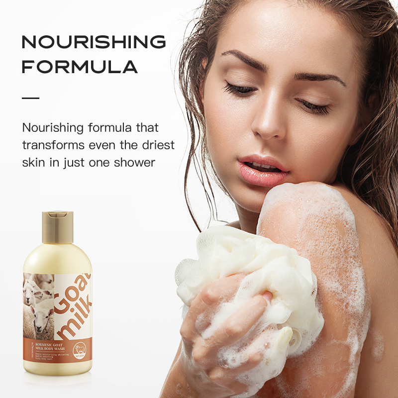 KORMESIC Sữa tắm sữa dê trắng mịn 250ml