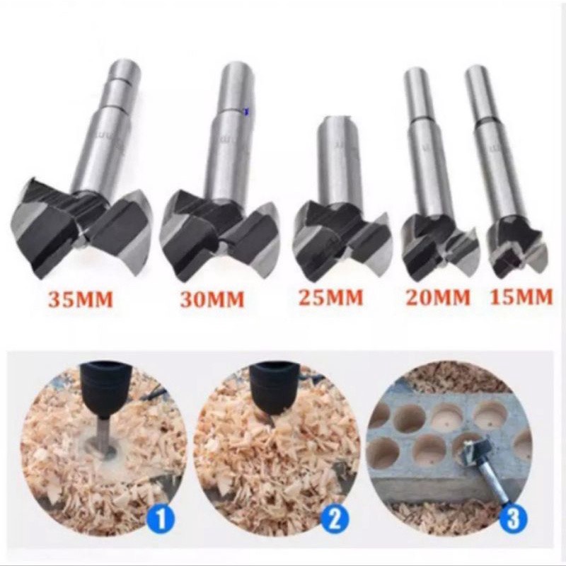 Mũi Khoan Khoét Gỗ Đủ Size Từ Φ15 đến Φ65