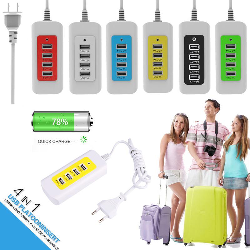 Ổ CẮM ĐIỆN SẠC ĐA NĂNG 4 CỔNG USB.