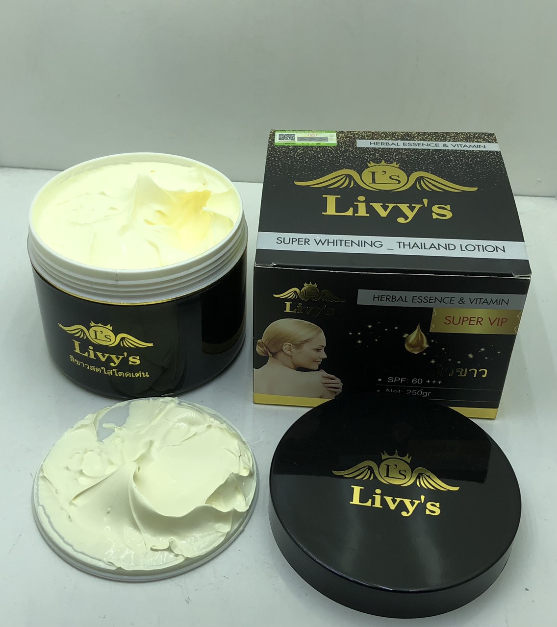 Kem dưỡng trắng toàn thân kem body livy whitening 250g
