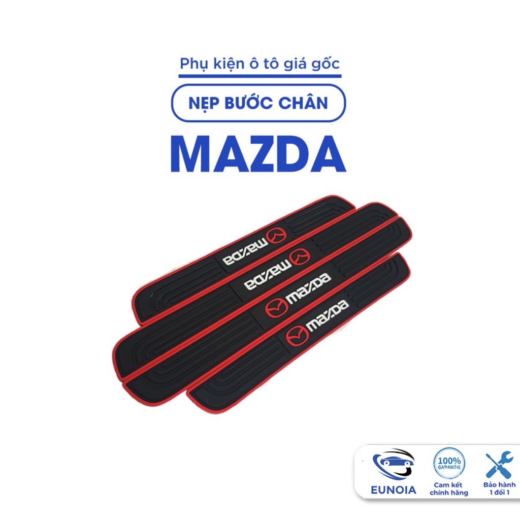 Nẹp chống xước cửa ô tô, Nẹp cửa bảo vệ bước chân cửa xe oto Mazda 2 3 6 CX3 CX5 CX8 BT50 - Phụ Kiện Đồ Chơi Ô Tô Xe Hơi EUNOIA
