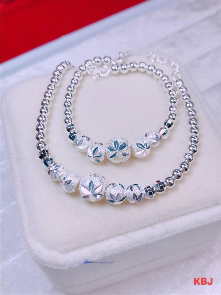 lắc tay bi bạc cho mẹ và bé LT202